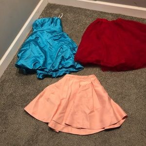 Dresses and skirts